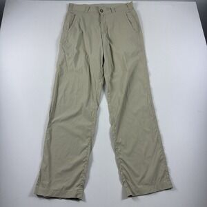 ExOfficio Pants Mens 30x32‎ Beige Nylon Gorpcore Hike Bugs Away Outdoor